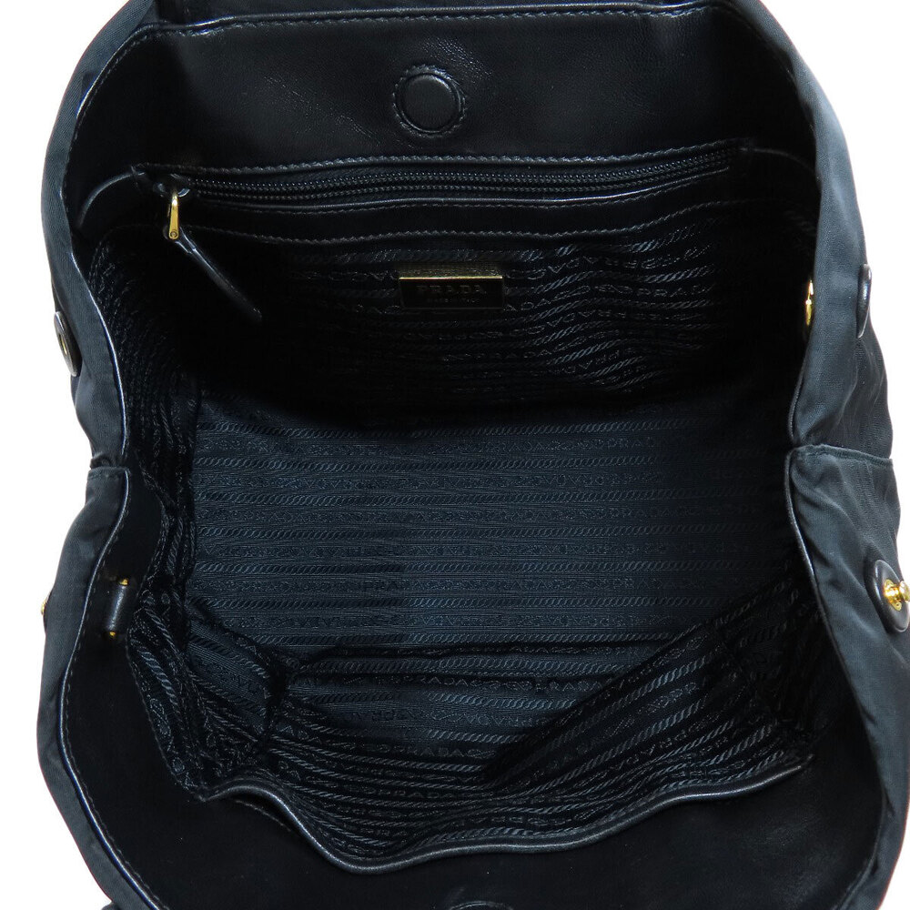 Prada 2way handbag black leather - Picture 5 of 11